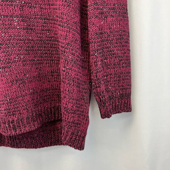 Evan Picone Womens Pullover Sweater Multicolor Long Sleeve Cowl Neck Medium - Picture 8 of 10